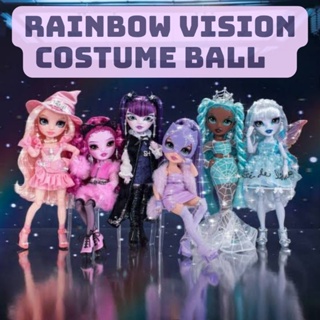 พรีออเดอร์ Rainbow High Shadow High Rainbow Vision Costume Ball dolls : Spider, Vampire, Warecat, Fairy, Witch and Kitty