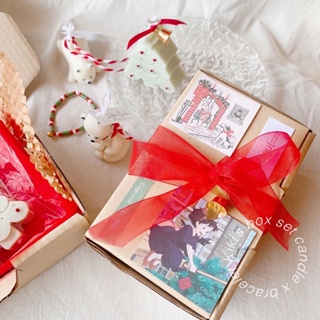 (พร้อมส่ง) Kiki’s box set candle x bracelet เซ็ตของขวัญคริสมาสต์