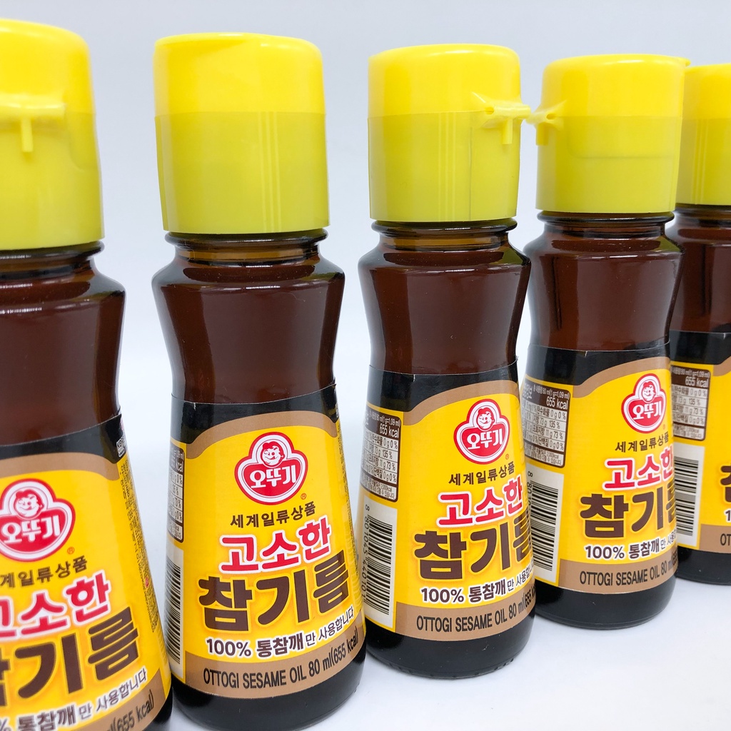 โอโตกิ-น้ำมันงา-korea-sesame-oil-80ml-น้ำมันงาเกาหลี-น้ำมันงาคั่ว-เครื่องปรุงเกาหลี