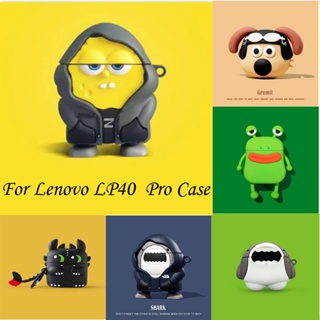 【จัดส่งรวดเร็ว】เคสป้องกันหูฟัง ลายการ์ตูน สําหรับ Lenovo LP40 Pro