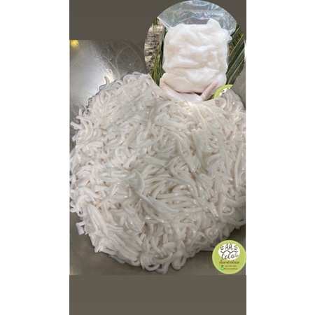 พร้อมส่ง-เนื้อมะพร้าวน้ำหอม-เส้น-ชั้นเดียว-1-kg-เนื้อมะพร้าวอ่อน