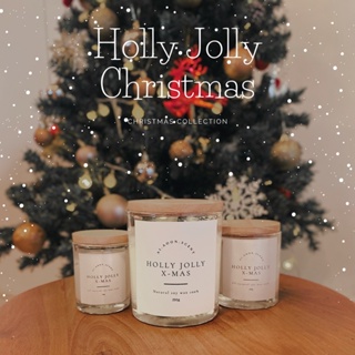 Ai.aoon.scent🕯️เทียนหอมไขถั่วเหลือง กลิ่น”Holly Jolly Christmas” Christmas Collection