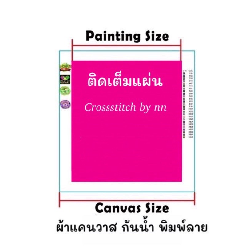 ครอสติสคริสตัล-diamond-painting-ชุดอุปกรณ์-คริสตัลเม็ดกลม-ติดเต็มแผ่น-50x50-cm-ผลไม้-ห้องครัว-ห้องรับแขก-ดอกไม้-ต้นไม้