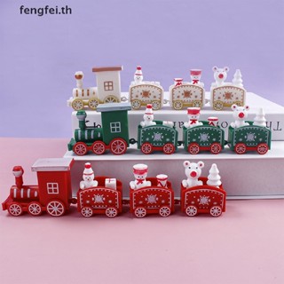 Fengfei รถไฟสโนว์แมนน่ารัก เพ้นท์สี สําหรับตกแต่งปาร์ตี้คริสต์มาส ปีใหม่ ของขวัญเด็ก TH