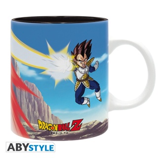 ABYstyle [ลิขสิทธิ์แท้ พร้อมส่ง] แก้วน้ำ แก้วมัคเซรามิค Dragon Ball Mug ดราก้อนบอล - โกคู vs เบจิต้า 320ml