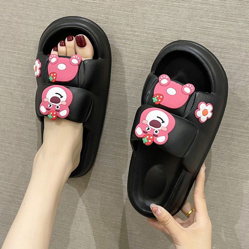 ภาพสินค้ารองเท้าลายการ์ตูน รองเท้าแฟชั่น รองเท้าสไตล์เกาหลี รองเท้า รองเท้าแบบสวม รองเท้าแตะ SHO-BF จากร้าน sunbalee บน Shopee ภาพที่ 8
