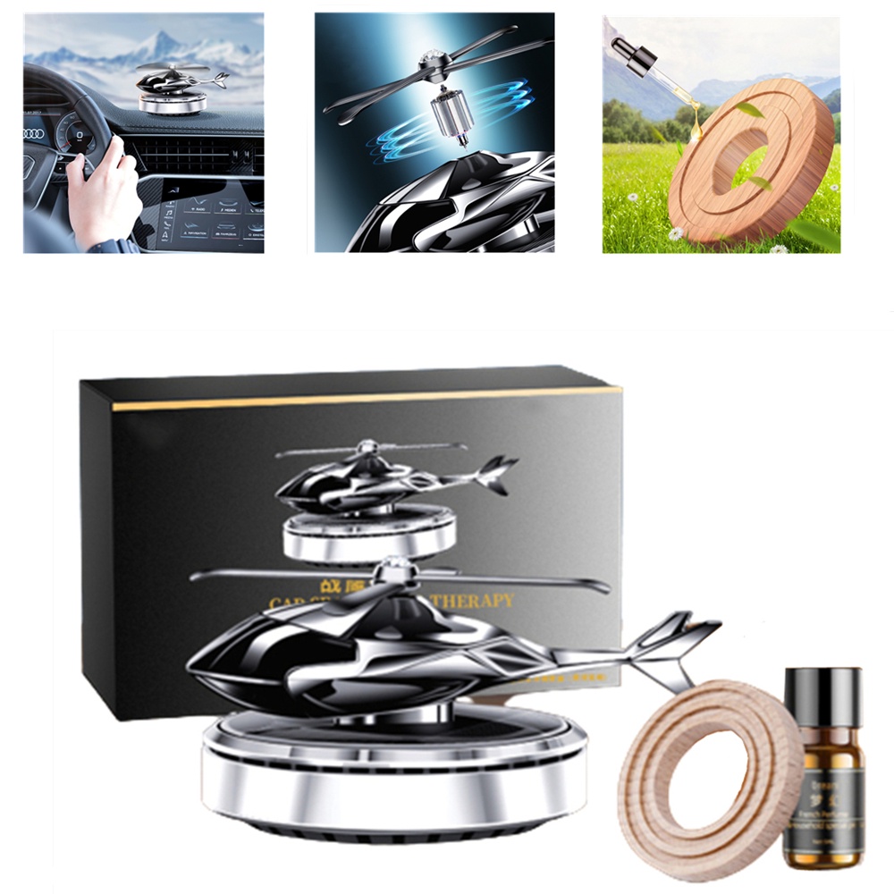 BCar Air Freshener Helicopter Flavoring Automatic Airplane Liquid Oil