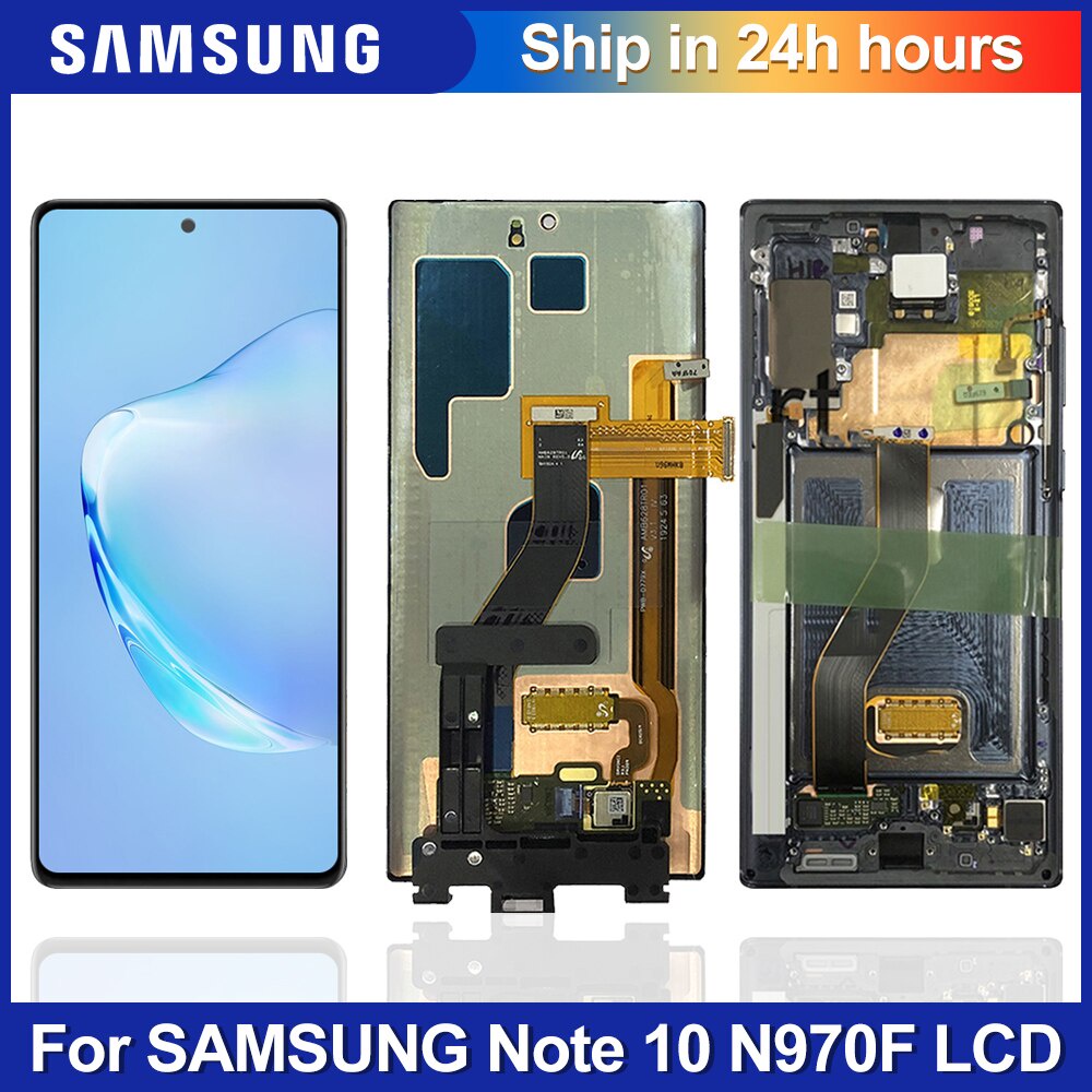 6-3-amp-quot-หน้าจอสัมผัส-lcd-แบบเปลี่ยน-สําหรับ-samsung-galaxy-note-10-n970-sm-n970f-ds-note10