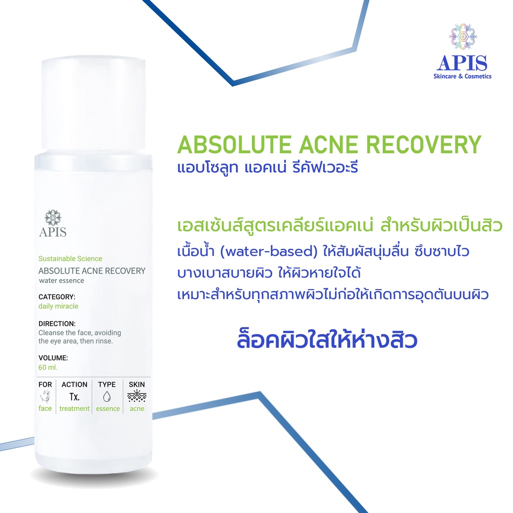 ABSOLUTE ACNE RECOVERY( BHA + TEA TREE OIL+ ZINC ) | Shopee Thailand