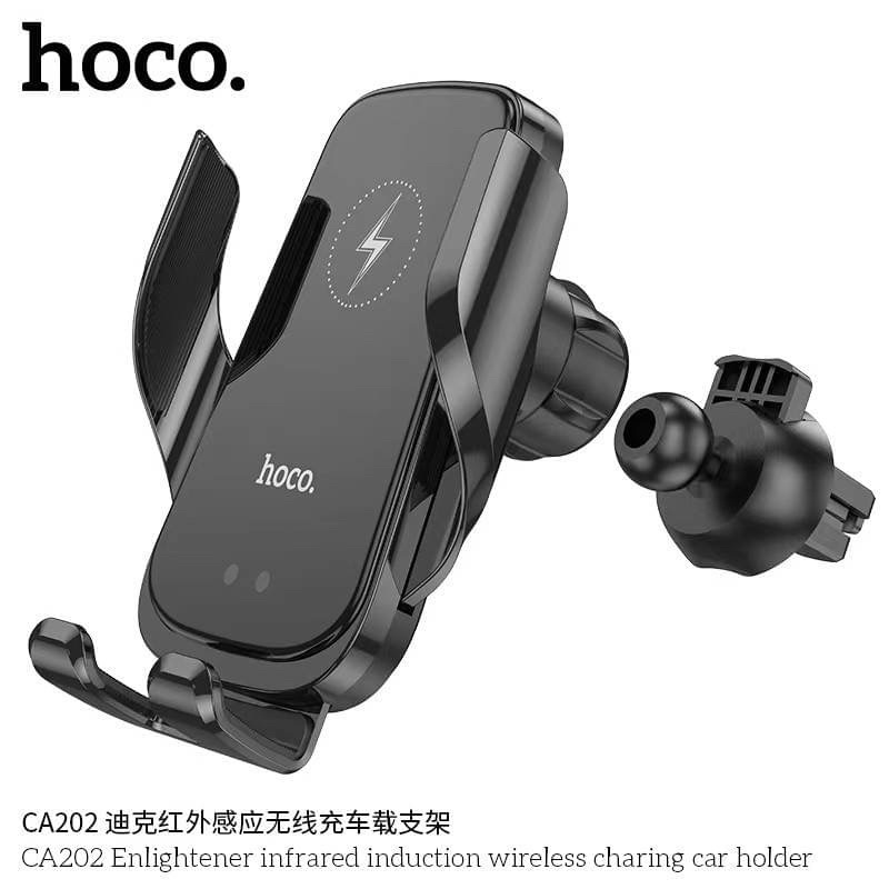 จับมือถือ-ในรถยนต์-ชาร์จได้-hoco-ca202-ที่วางทรศัพท์ในรถ-ติดช่องแอร์