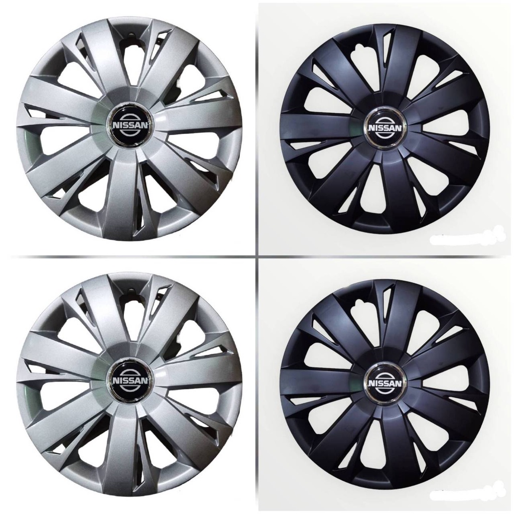 wheel-cover-ฝาครอบกระทะล้อ-มี-สีดำ-หรือ-สีบรอนซ์-ขอบ-r-15-นิ้ว-ลาย-nissan-wc7-1-ชุด-มี-4-ฝา-ราคาถูกสินค้าดีมีคุณภาพ