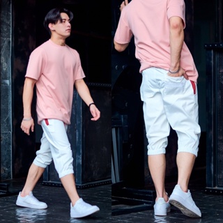 SS322 กางเกง JOGGER สามส่วน เท่โดนใจ Size XL: เอว36-46"