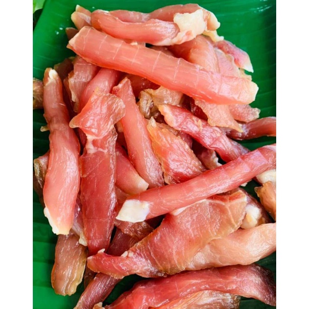 หมูแดดเดียว-นัวๆ-สูตร-โบราณ-ของดีของอร่อยตลาดน้ำดอนหวายนครปฐม