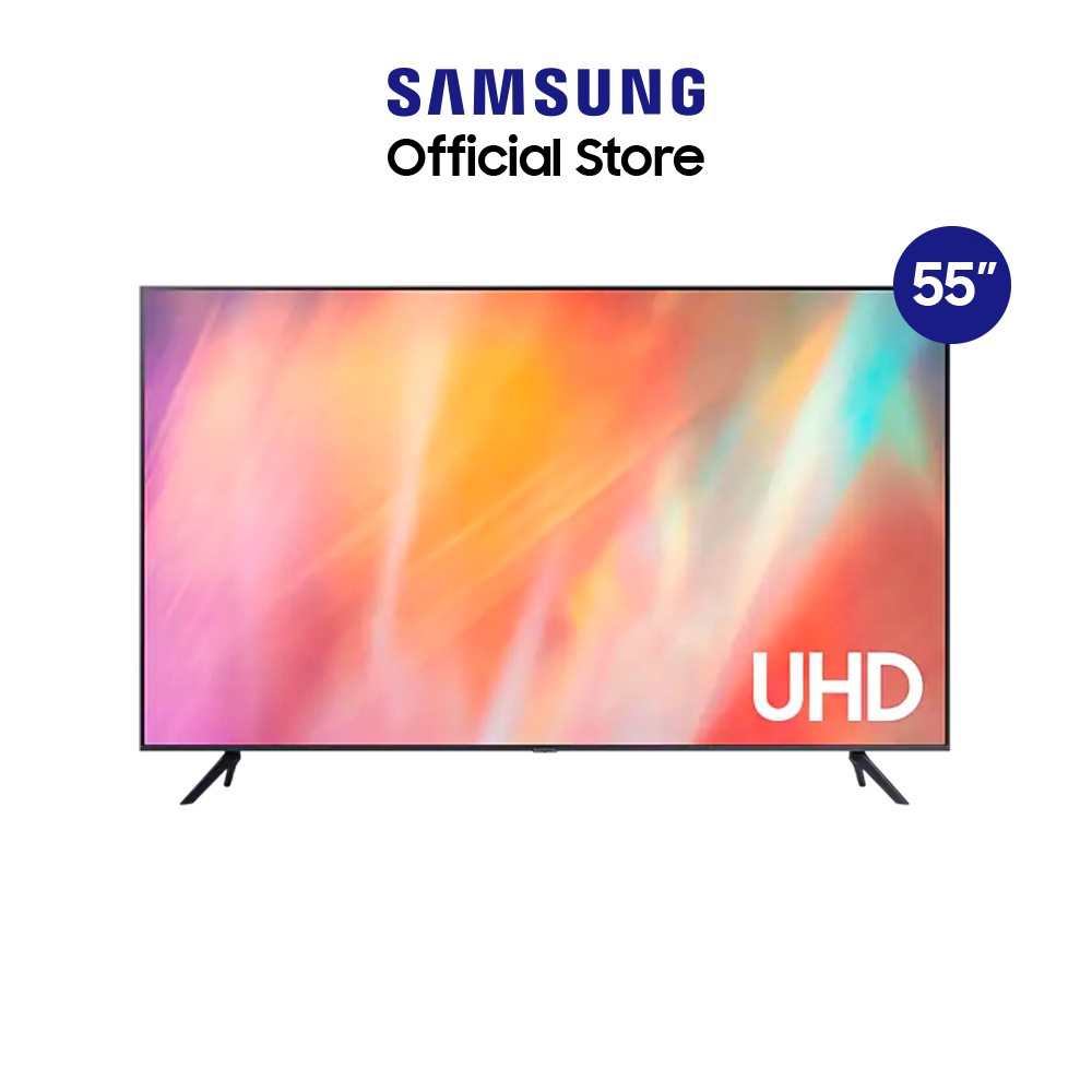 ภาพหน้าปกสินค้าSAMSUNG 55" สมาร์ททีวี 4K UHD รุ่น UA55AU7000KXXT