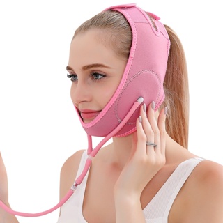 Inflatable Face Slimming Band Air Press Lift Up Belt Face-Lift Mask Massager V-Line Cheek Chin Slimming Belt Face Shaper