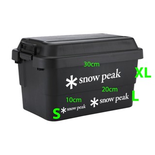 สติ๊กเกอร์ pvc โลโก้ Snow Peak ไดคัท ติดง่าย กันน้ำ