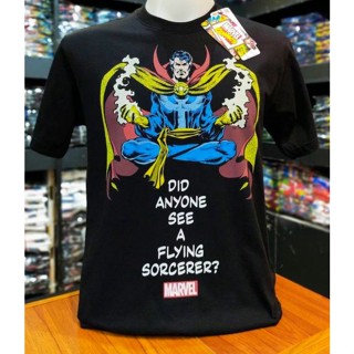 เสื้อยืดMarvel_ลิขสิทธิ์แท้ลายdr.strangeสีดำ(mvx-230)