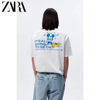 Zara เสื้อยืด พิมพ์ลายดิสนีย์ มิกกี้เมาส์ สําหรับผู้ชาย 1165406 250