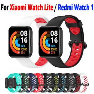 สายนาฬิกาข้อมือซิลิโคน ระบายอากาศ สําหรับ Xiaomi Mi Watch Lite Redmi Watch 1