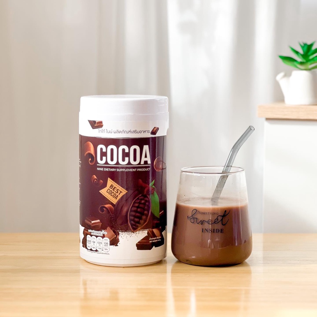 โปรค่าส่ง25บาท-nine-cocoa-coffee-405g-ไนน์-โกโก้-ไนน์-กาแฟไน-แคลต่ำ-ไม่มีน้ำตาล-กาแฟคีโต-กาแฟสุขภาพ-อาหารเสริม