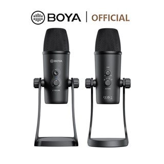 Boya BY-PM700 PRO ไมโครโฟน USB &amp; XLR พร้อมแจ็คหูฟัง สําหรับการตรวจสอบแบบเรียลไทม์ เข้ากันได้กับ Android Windows คอมพิวเตอร์ สตูดิโอ อุปกรณ์เสียงอะนาล็อก