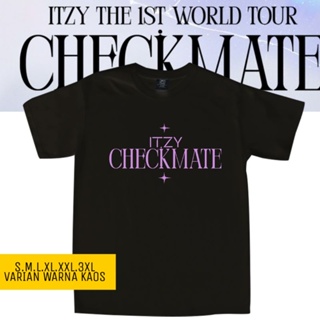 Itzy CHECKMATE เสื้อยืด สไตล์เกาหลี