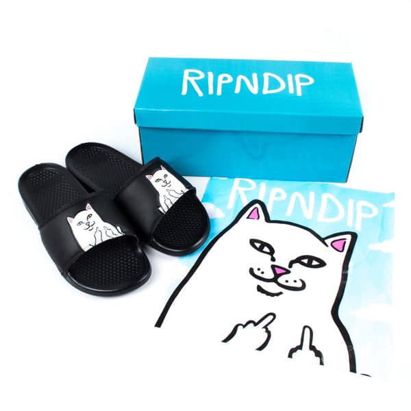 ของแท้-รองแท้าแตะ-ripndip-slides-ของใหม่-มือ1-พร้อมส่ง