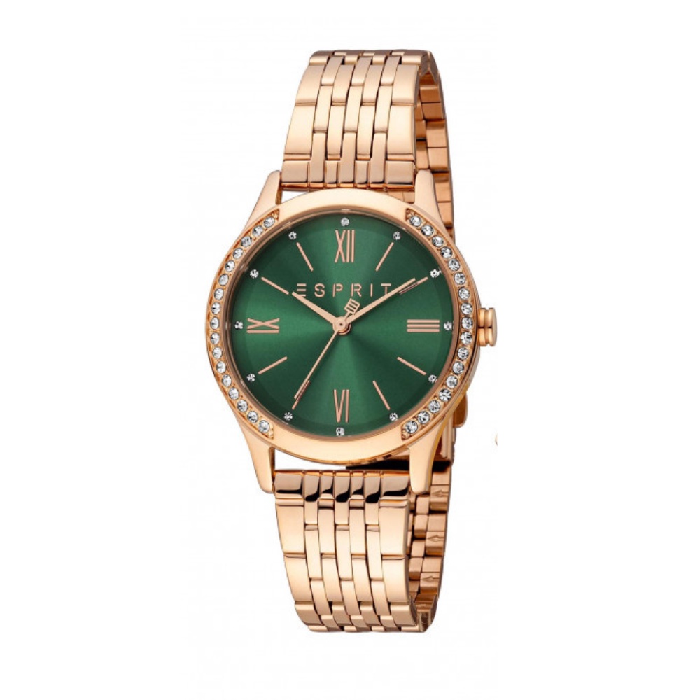 esprit-นาฬิกา-นาฬิาข้อมือผู้หญิง-hodinky-รุ่น-esprit-es1l345m0085-rose-gold-green