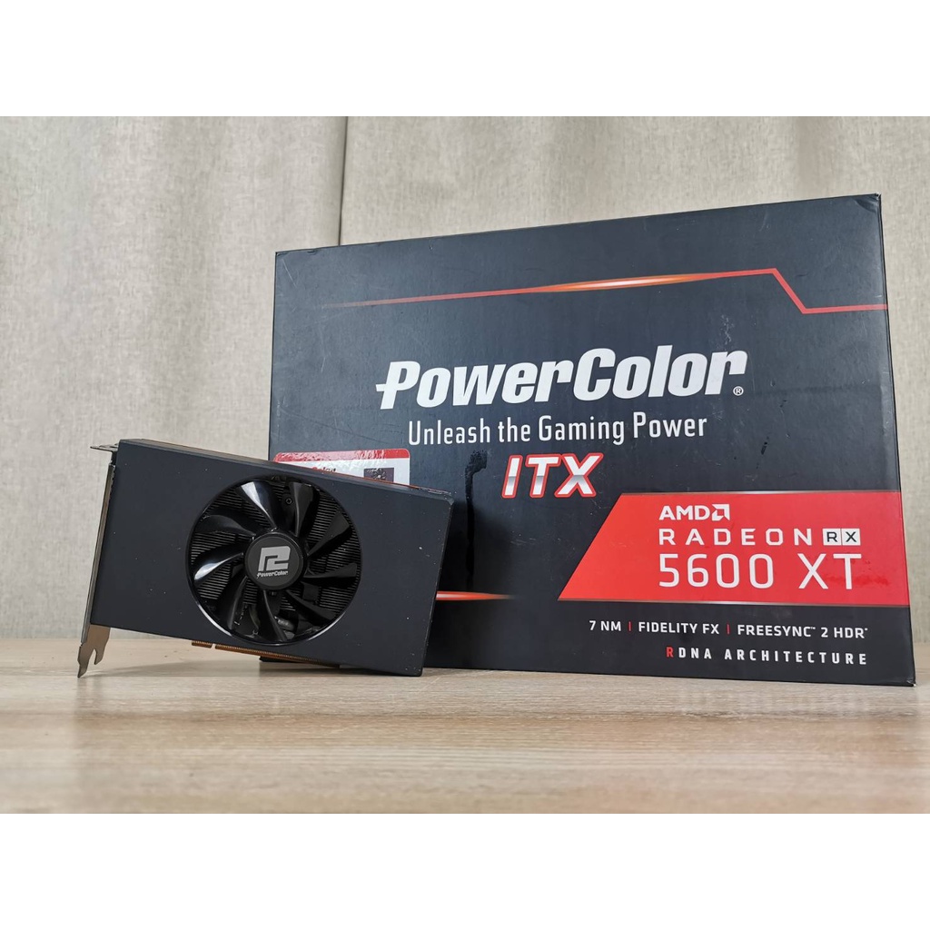 การ์ดจอ(graphic card) Powercolor RADEON RX5600XT ITX EDITION 8GB DDR6 ...