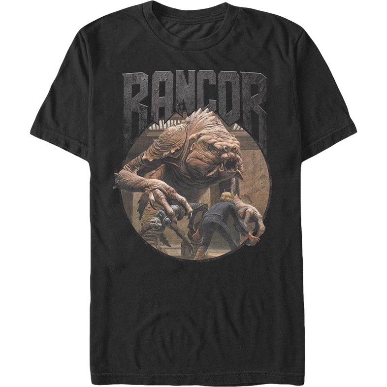 rancor-star-wars-t-shirt-เสือยืดผู้ชาย-เสื้อยืดวินเทจ-เสื้อวินเทจผญ-เสื้อยืดเข้ารูป