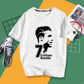 T恤 短袖 尤文圖斯C羅CR7號葡萄牙皇馬短袖T恤足球衣服運動球迷寬鬆體恤潮 超讚T恤