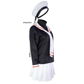 [Brightbiu] Iminfit sakura School Uniform card captor sakura cosplay ชุดอะนิเมะญี่ปุ่นชุดฮาโลวีนผู้หญิงประสิทธิภาพ [th]