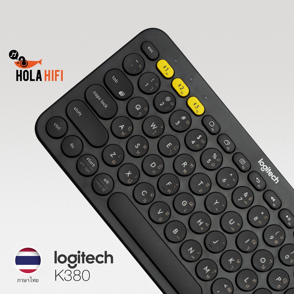 logitech-k380-multi-device-bluetooth-keyboard-ภาษาไทย-eng-keycap-thai-keycap-คีย์บอร์ดบลูทูธ-รับประกัน-1ปี-พร้อมส่ง