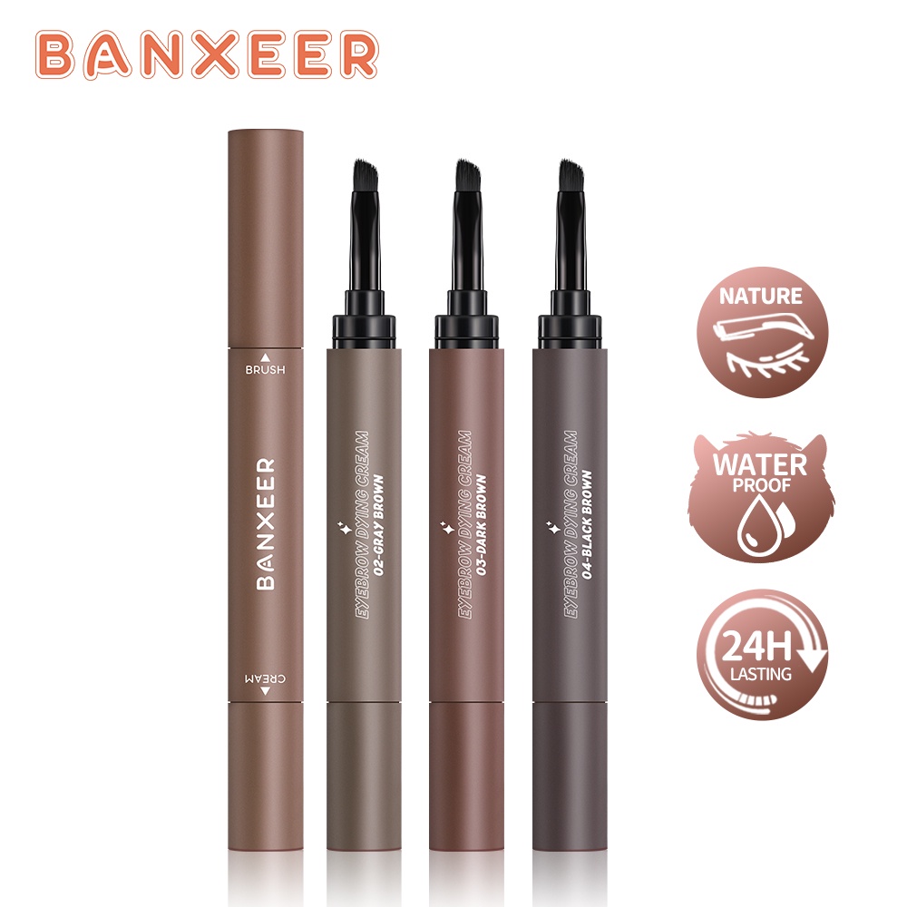 banxeer-eyebrow-gel-cream-ครีมเจลเขียนคิ้ว-กันน้ํา-พร้อมแปรง-2-in-1-เครื่องสำอาง-comestic-ติดทนนาน-12-ชั่วโมง