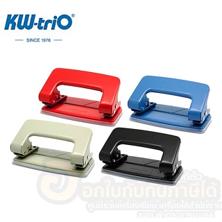 เครื่องเจาะกระดาษ KW-Trio 09880 สำหรับเข้าเล่ม 2-Hole Punch เจาะได้ 10 แผ่น (คละสี) ตุ๊ดตู่ ที่เจาะ ที่เจาะกระดาษ