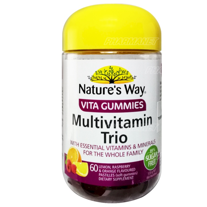 natures-way-vita-gummie-multivitamin-trio-sugar-free-60-เม็ด-มัลติวิตามิน-ชูก้าฟรี-ไวต้ากัมมี่-ทรีโอ-เยลลี่วิตามินรวม