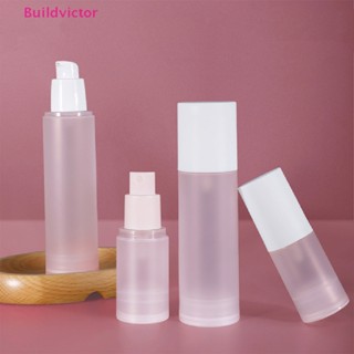 Buildvictor ขวดเปล่า ปั๊มสูญญากาศ ขนาด 15-100 มล. เติมได้ สําหรับใส่เครื่องสําอาง เซรั่ม