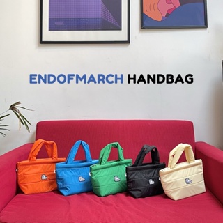 [ลด 65.- กรอก WQHFUG] ENDOFMARCH | EM HANDBAG กระเป๋าถือนุ่มๆ ผ้าร่มกันน้ำ 5 สี 👛