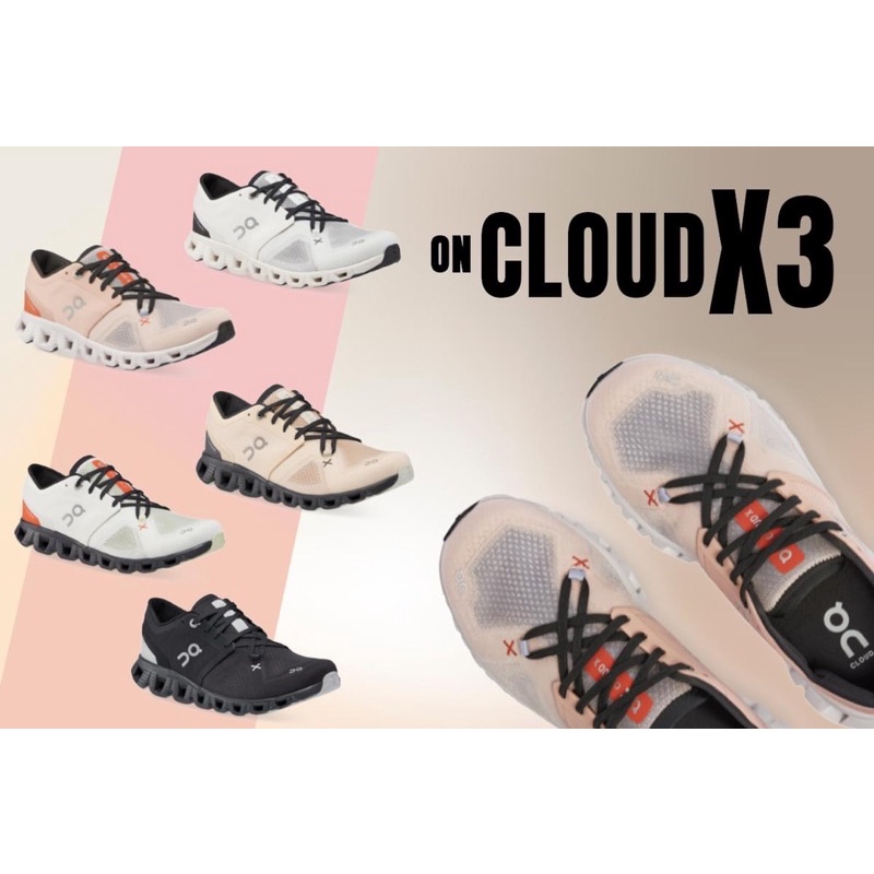 ภาพหน้าปกสินค้ารองเท้าวิ่งถนน On Cloud X3 WOMEN