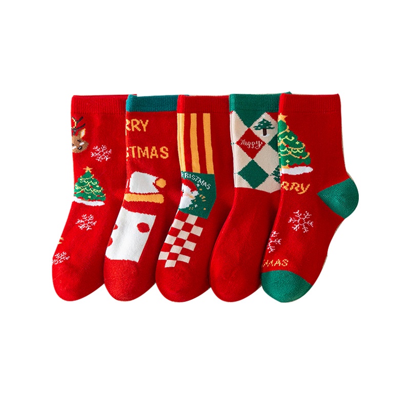 milo-เด็กถุงเท้าคริสต์มาส2022ฤดูใบไม้ร่วงและฤดูหนาวการ์ตูนใหม่ถุงเท้าหลอดยุโรปและอเมริก