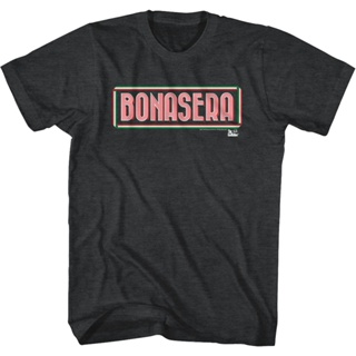 Bonasera Godfather T-Shirt เสือยืดผู้ชาย เสื้อคู่ เสื้อยืดวินเทจ
