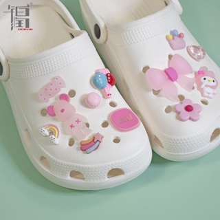 Crocs Jibbitz KAWS ชุดจี้ดอกไม้ สําหรับตกแต่งรองเท้า DIY