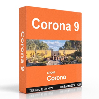 สินค้า Corona 9 for 3ds Max | Cinema4d | win| โปรแกรม ปลั๊กอินเรนเดอร์ 3D