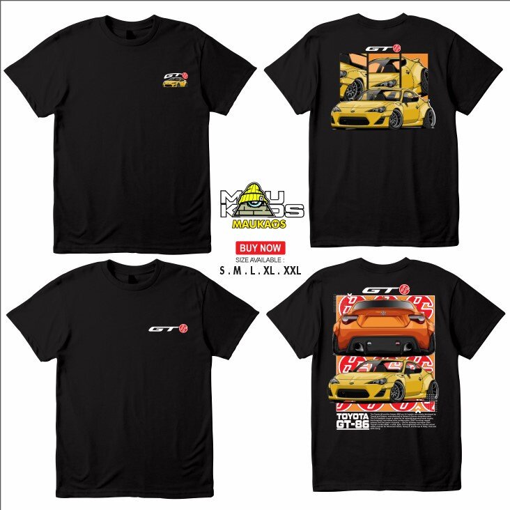 ใหม่-เสื้อยืด-พิมพ์ลายรถยนต์-toyota-ft86-gt86-ft-86-gt-86-jdm-street