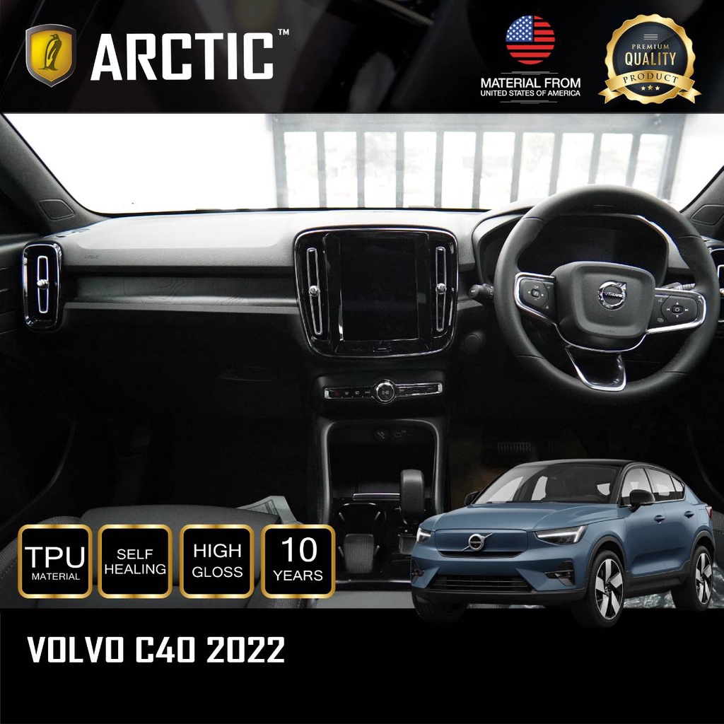 volvo-c40-2022-ฟิล์มกันรอยรถยนต์-ภายในรถ-pianoblack-จุดเสี่ยงภายนอก-by-arctic-โปรดระบุส่วนที่ต้องการสั่งซื้อ