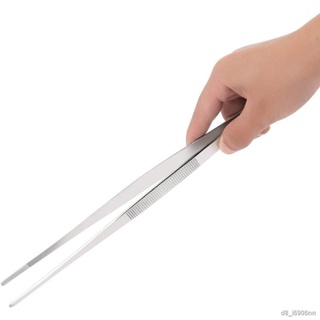 5/6/8/10/12 Inch Straight Tweezer Stainless Steel Plant Tweezer Feeding Tongs Aquarium Tweezers For Gardening Fish Tank