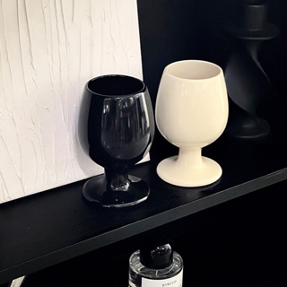 แก้วไวน์ แก้วเซรามิค #blackandwhite คลุมโทน มี 3 สี ✅