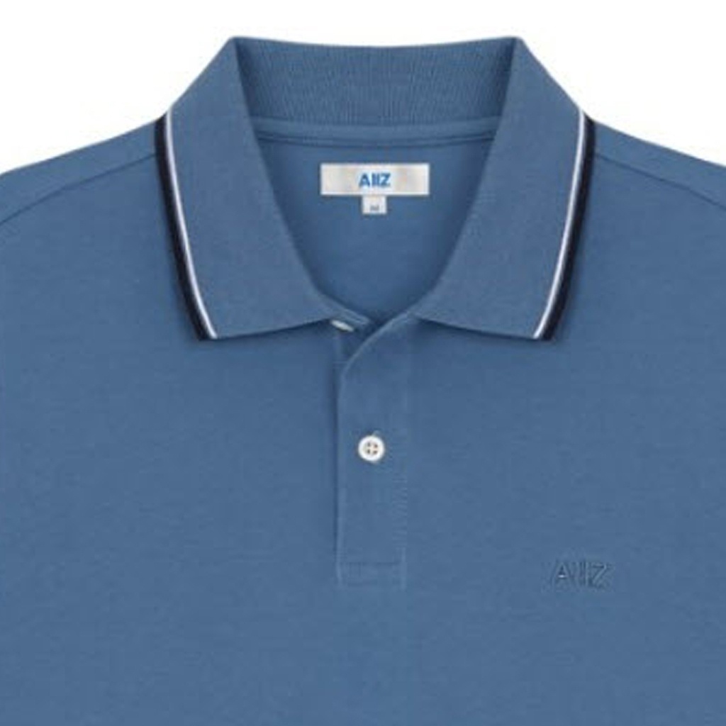 aiiz-เอ-ทู-แซด-เสื้อโปโลผู้ชาย-ปกลาย-ผ้าปิเก้-mens-tipping-polo-shirt