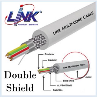 Link CB-0248A สาย 8 CORE CABLE 24 AWC