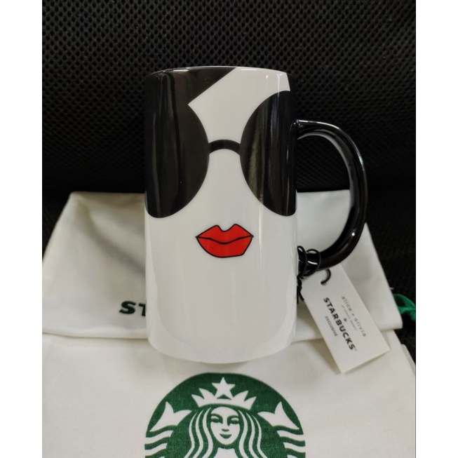 Starbucks Mug Alice&Olivia Iconic Stace 12 Oz.  | Shopee Thailand